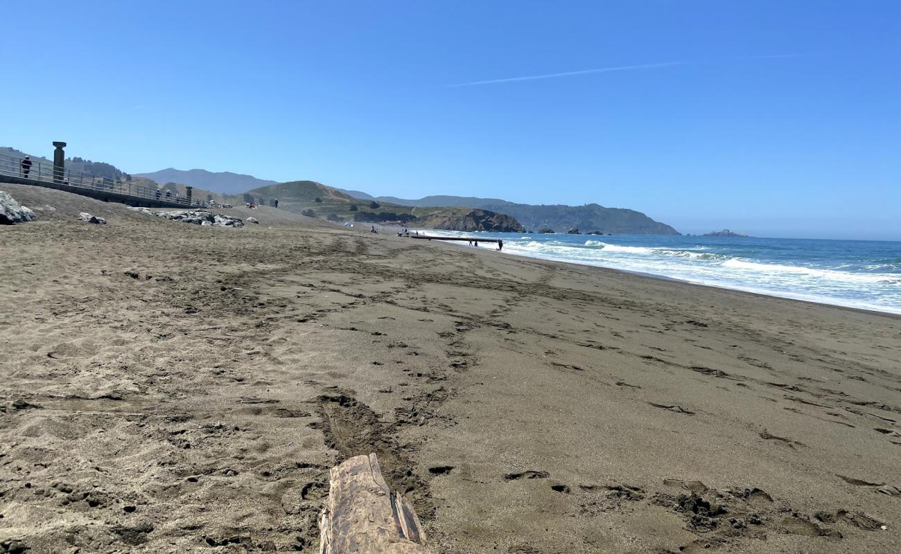 Photo de Pacifica Beach Park avec sable gris de surface