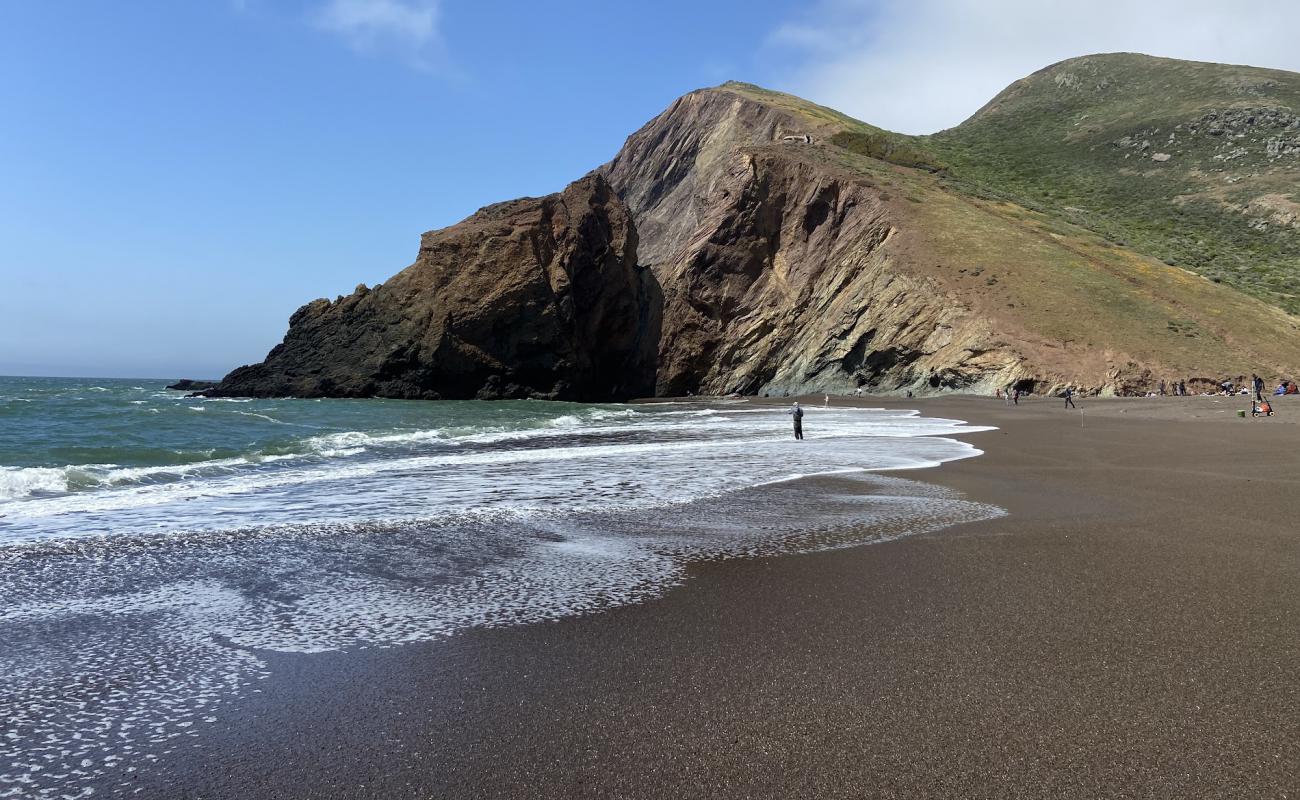 Photo de Tennessee Beach avec sable gris de surface