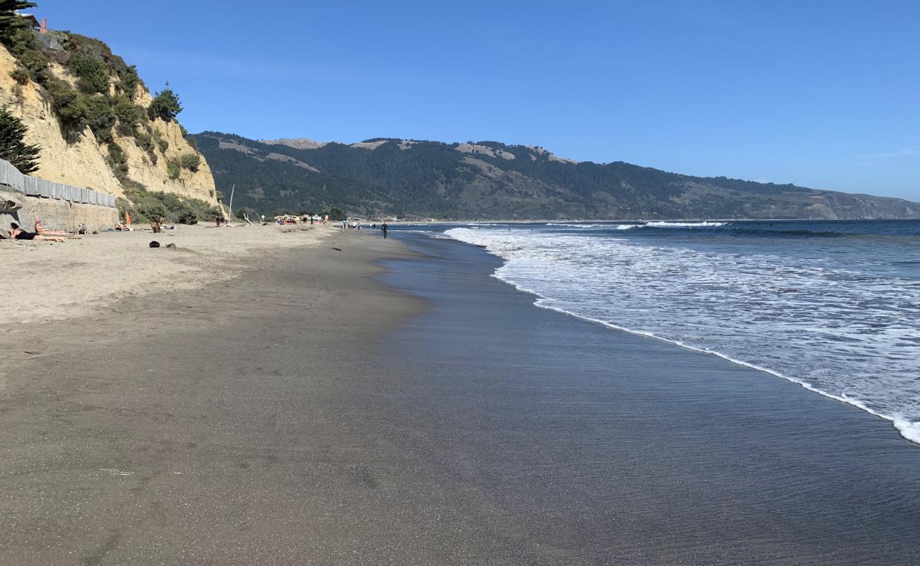 Photo de Bolinas Beach avec sable gris de surface