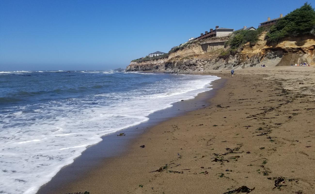 Photo de Fogarty Creek Beach avec sable lumineux de surface