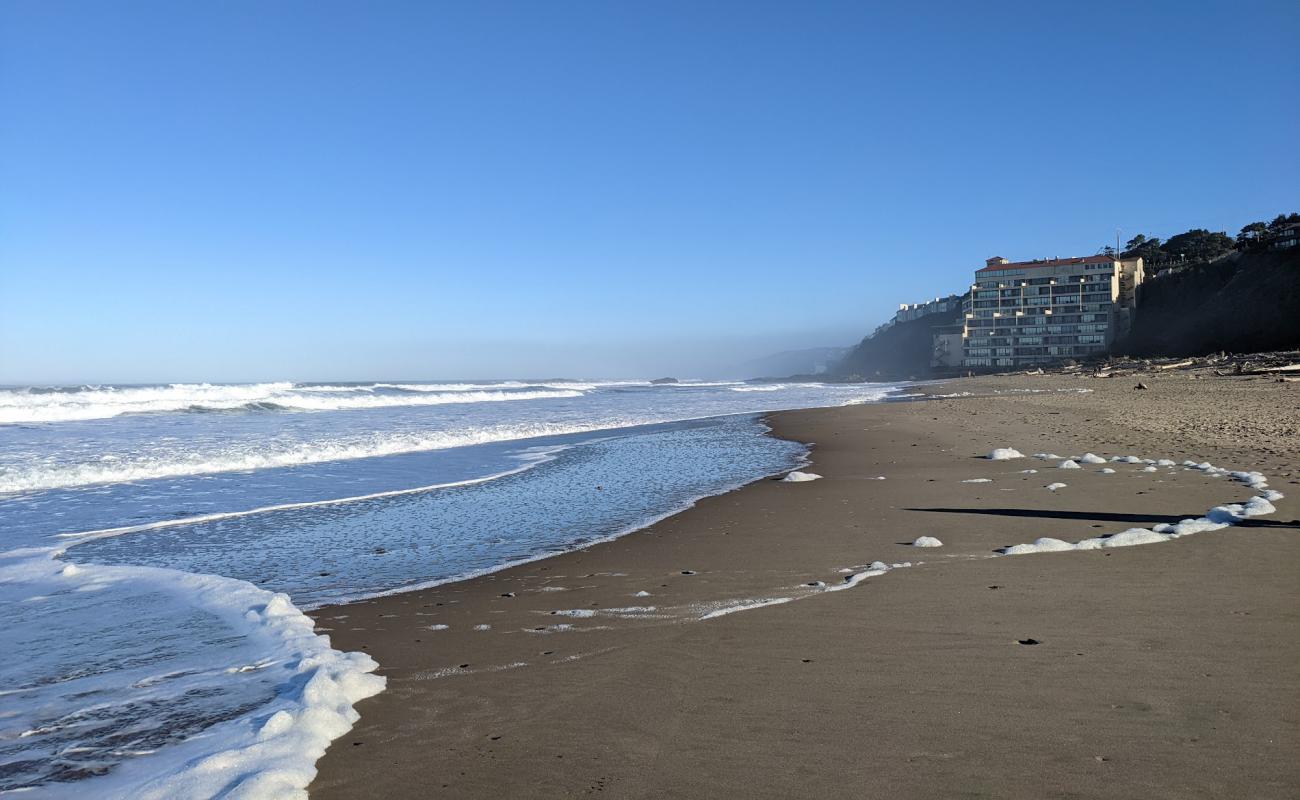 Photo de Taft beach avec sable lumineux de surface