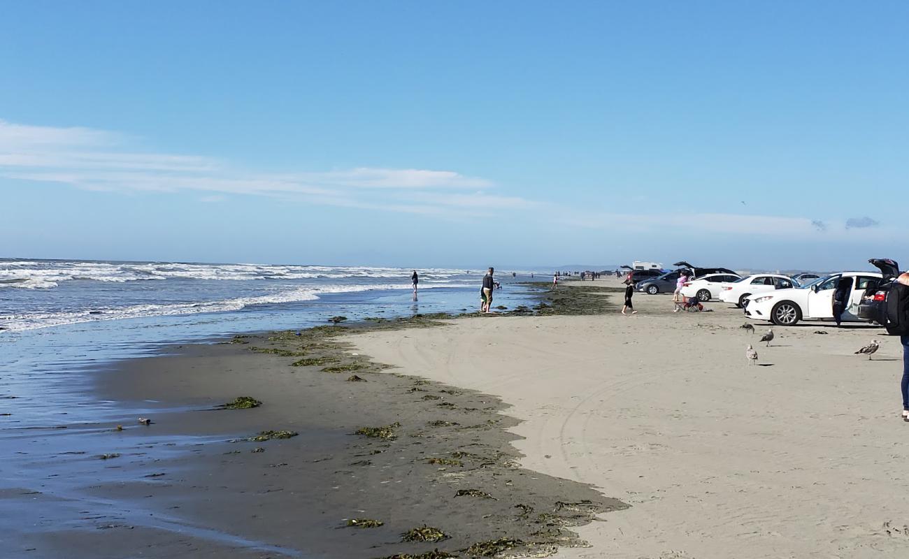 Photo de Ocean Shores Beach avec sable beige de surface