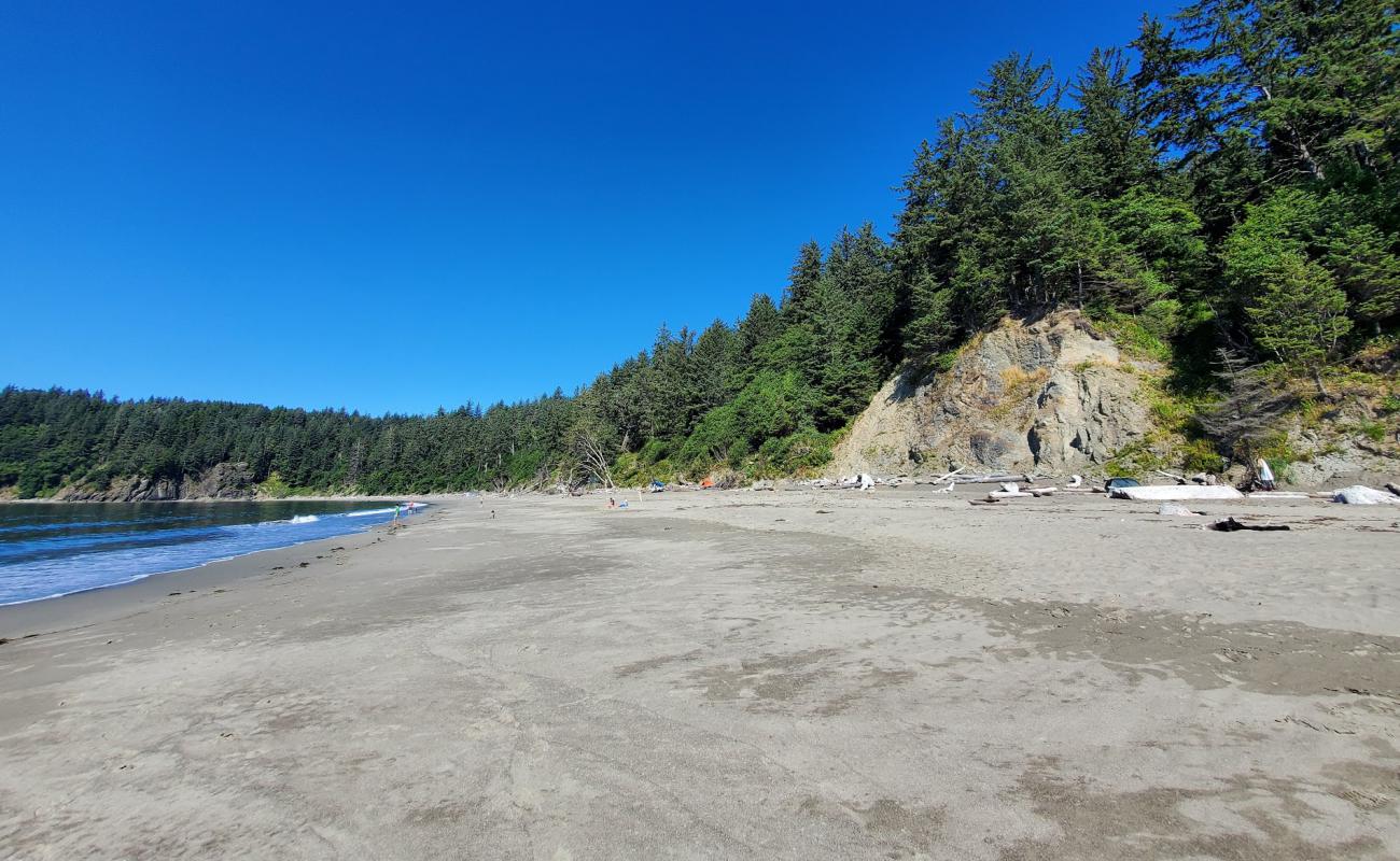 Photo de Third Beach Quileute Res. avec sable gris de surface