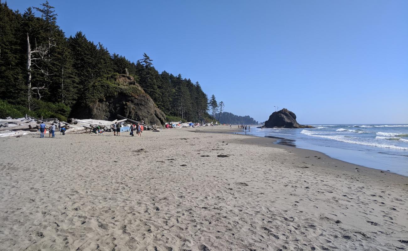 Photo de Second Beach Quileute Res. avec sable beige de surface