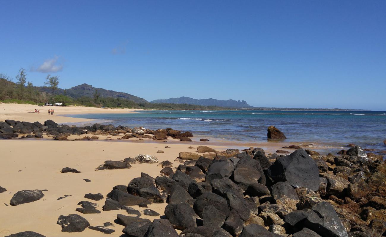 Photo de Kauai Beach avec sable lumineux de surface