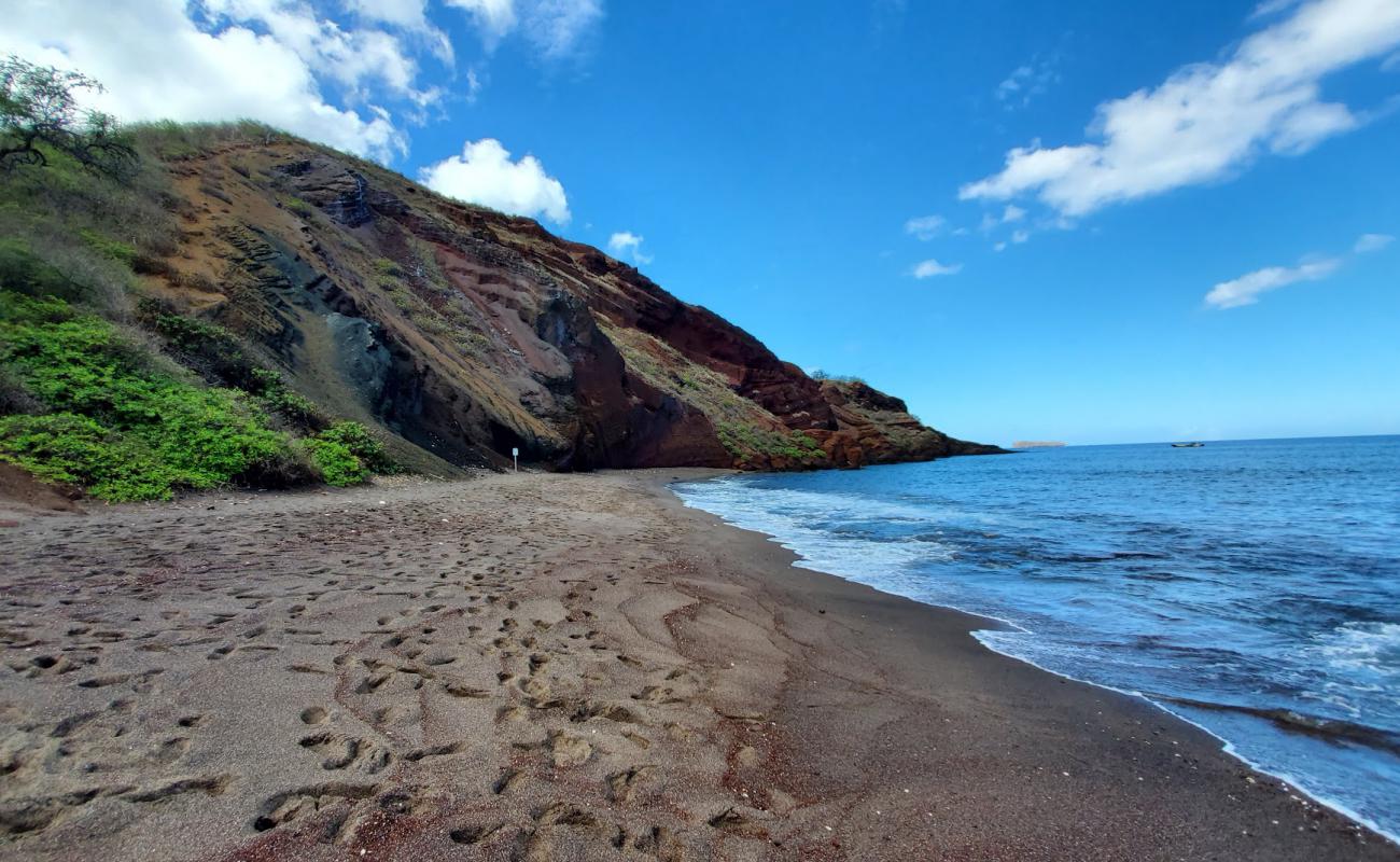 Photo de Oneuli Beach avec caillou fin brun de surface