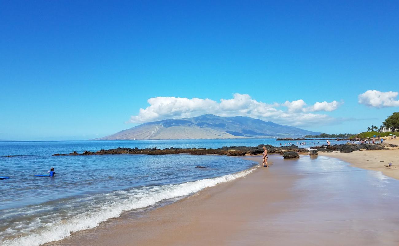 Photo de Kamaole Beach Park III avec sable lumineux de surface