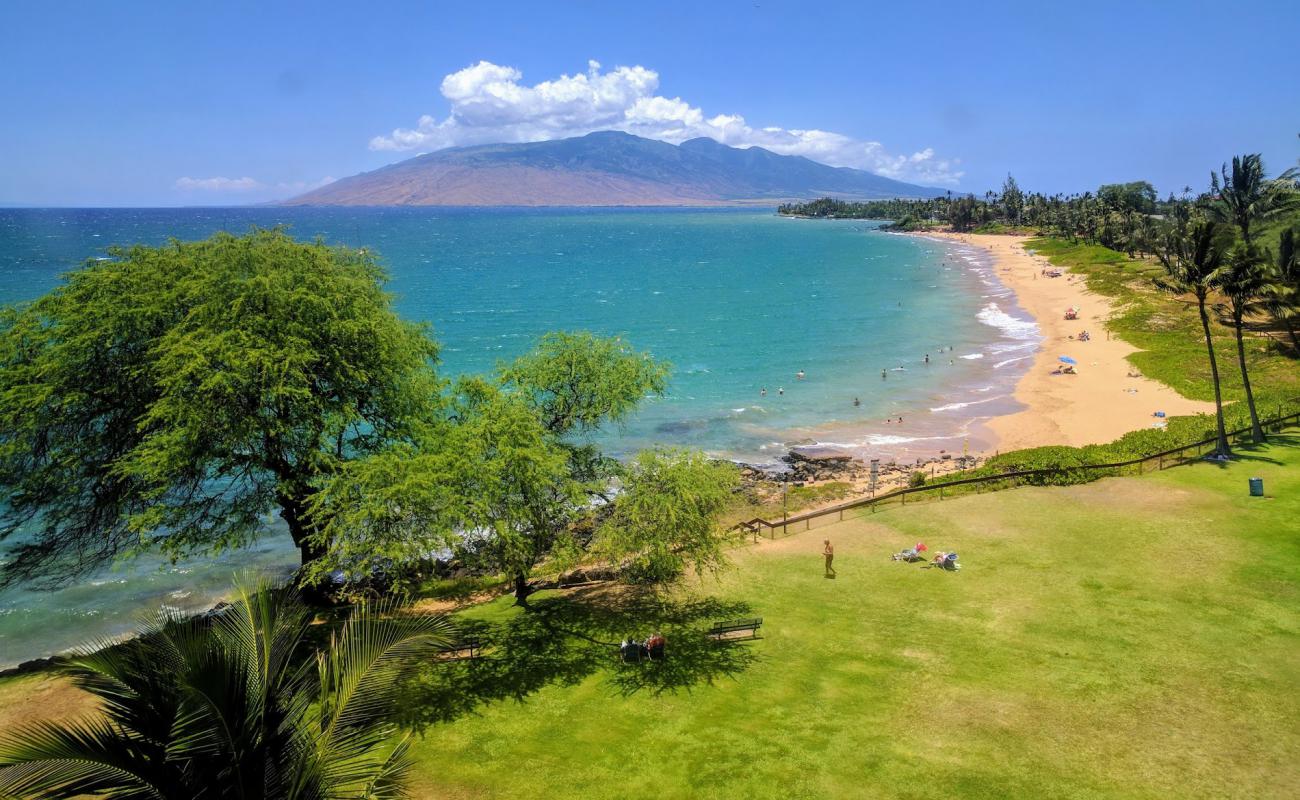 Photo de Kamaole Beach Park I avec sable fin et lumineux de surface