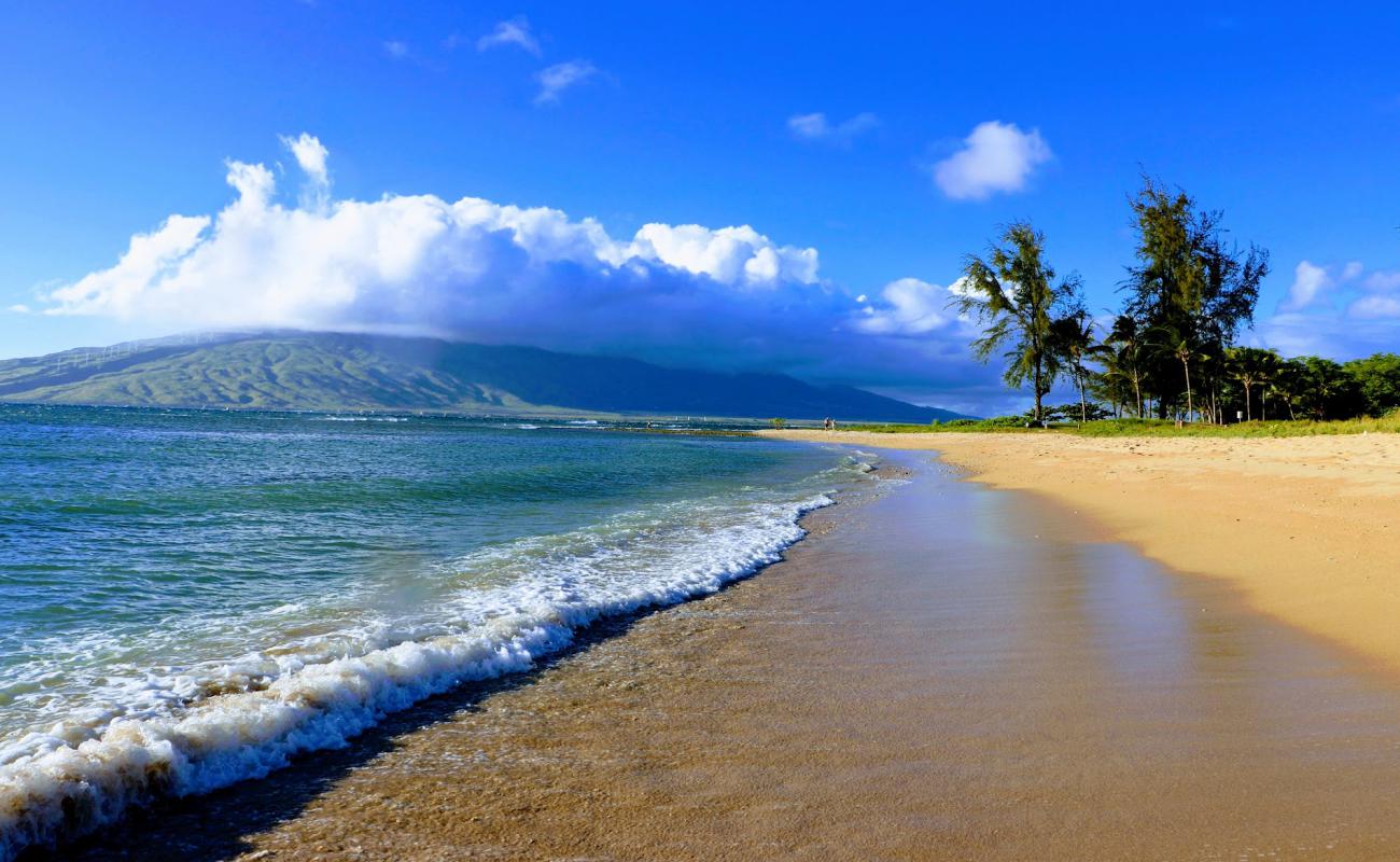 Photo de Lipoa Street Beach avec sable lumineux de surface