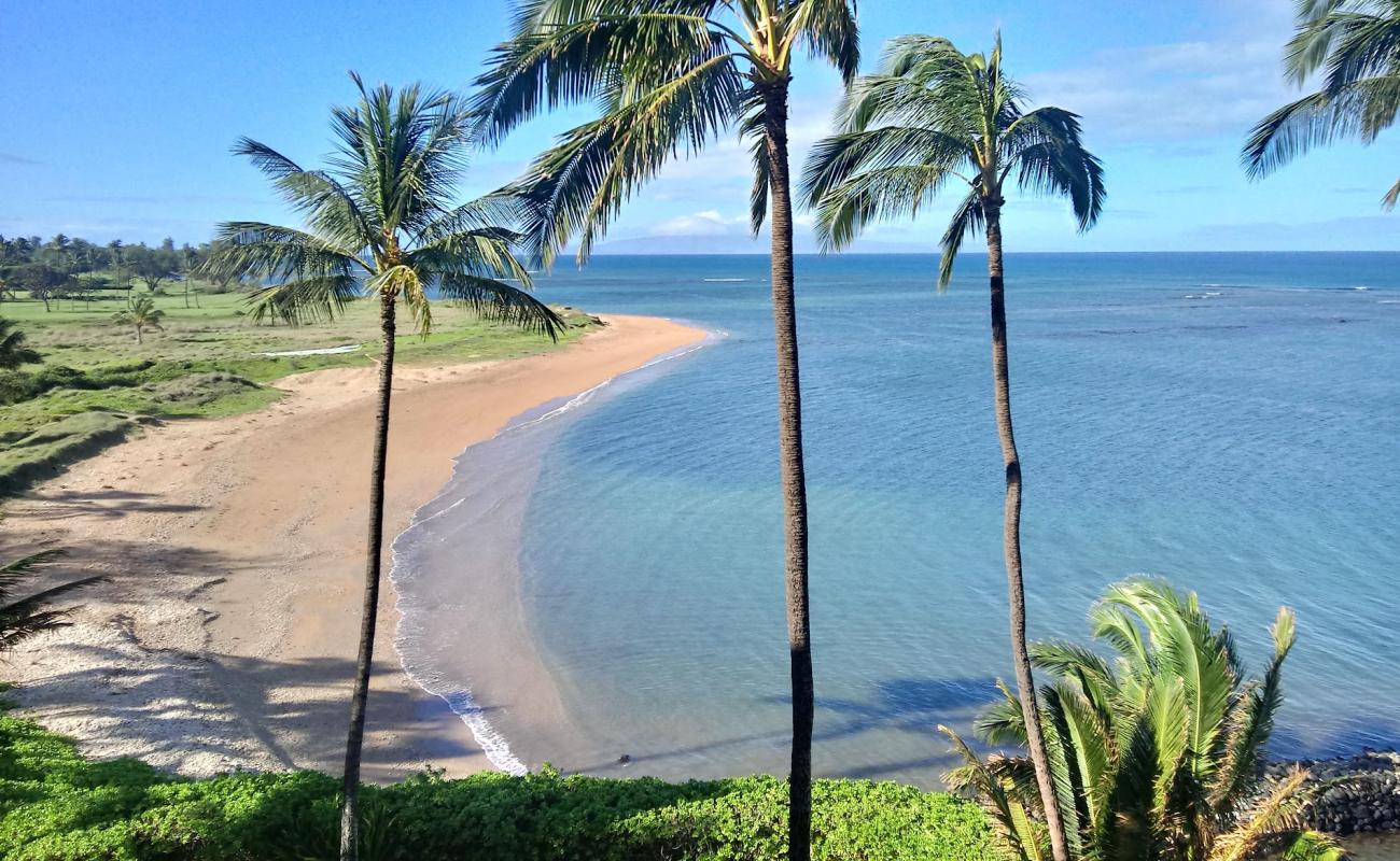 Photo de Keaka Beach avec sable lumineux de surface