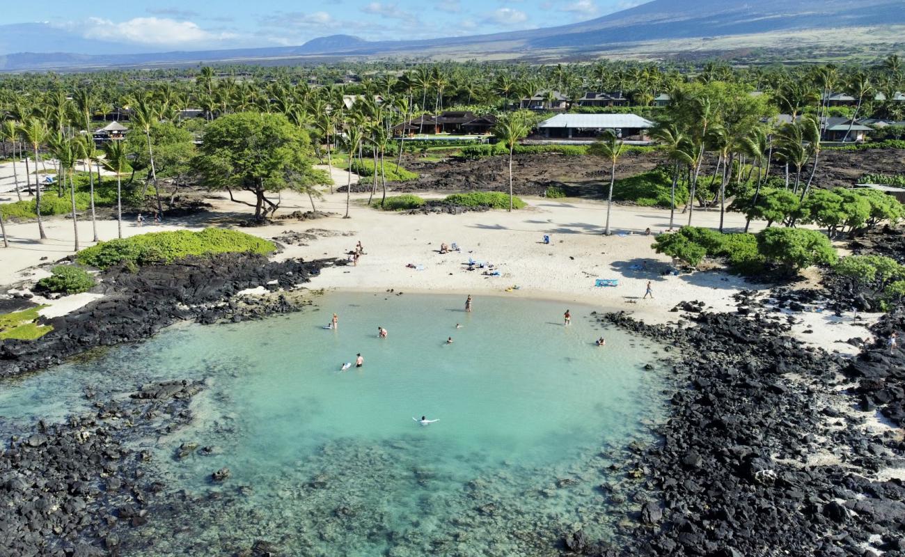 Photo de Kikaua Point Park avec petits galets beige de surface