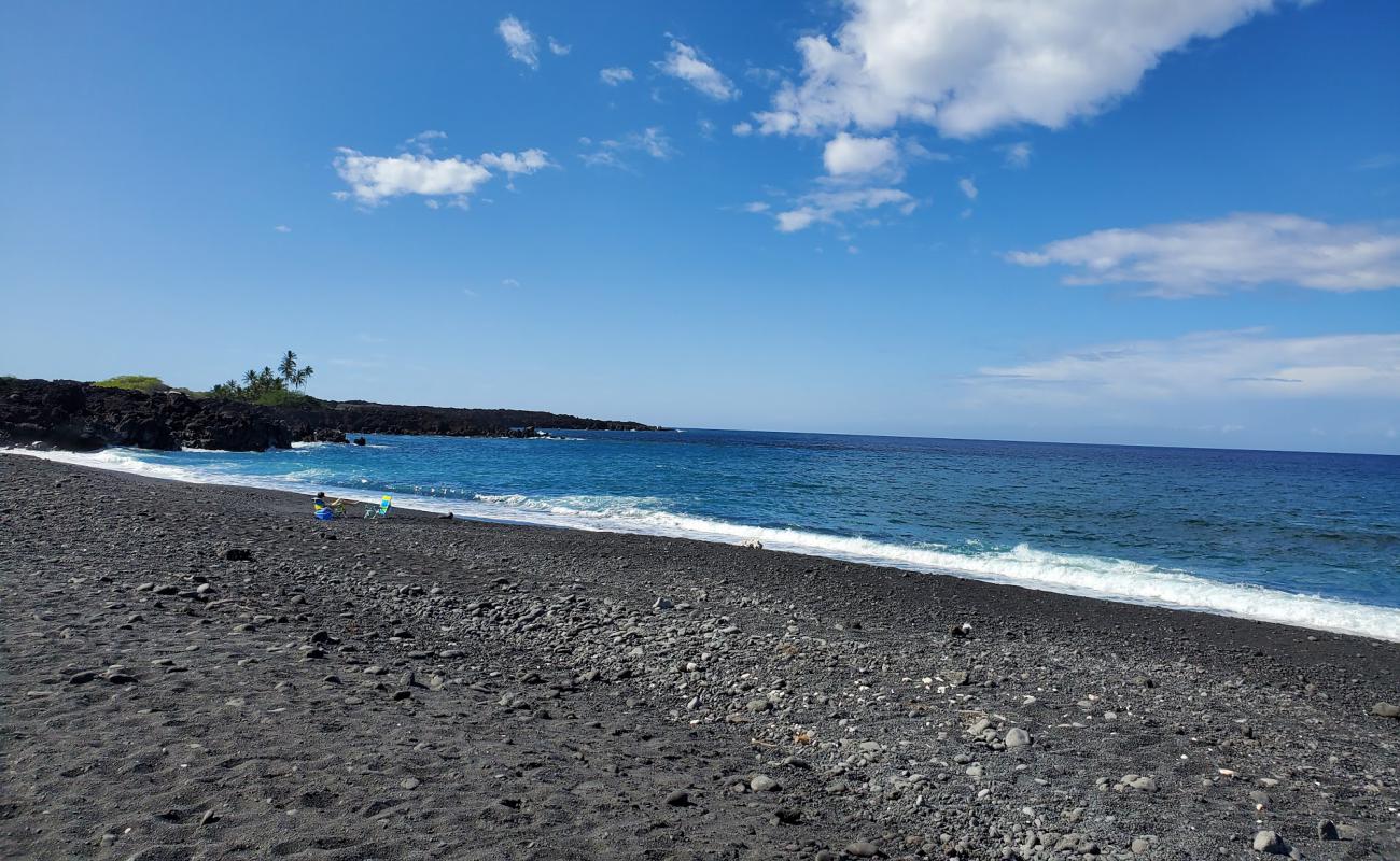 Photo de Kiholo Bay Beach II avec caillou gris de surface