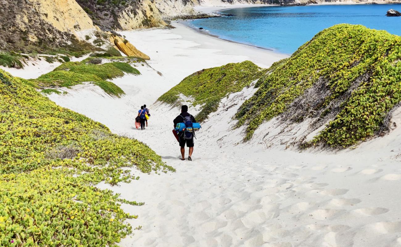 Photo de San Miguel Island avec sable beige de surface