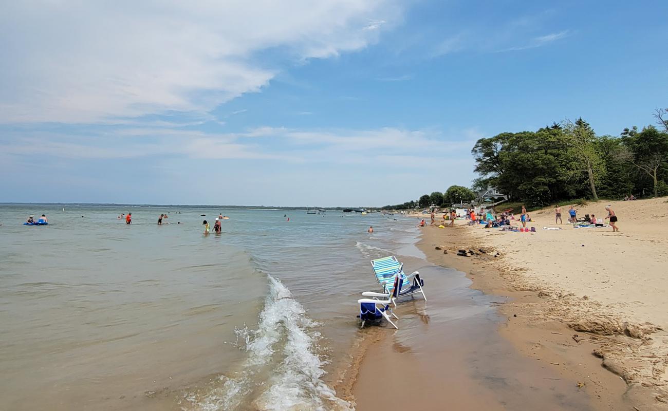 Photo de McGraw County Park Beach avec sable lumineux de surface