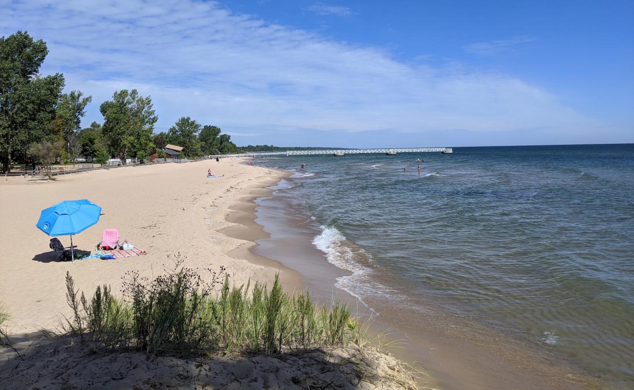 Photo de Oscoda Beach Park avec sable beige de surface