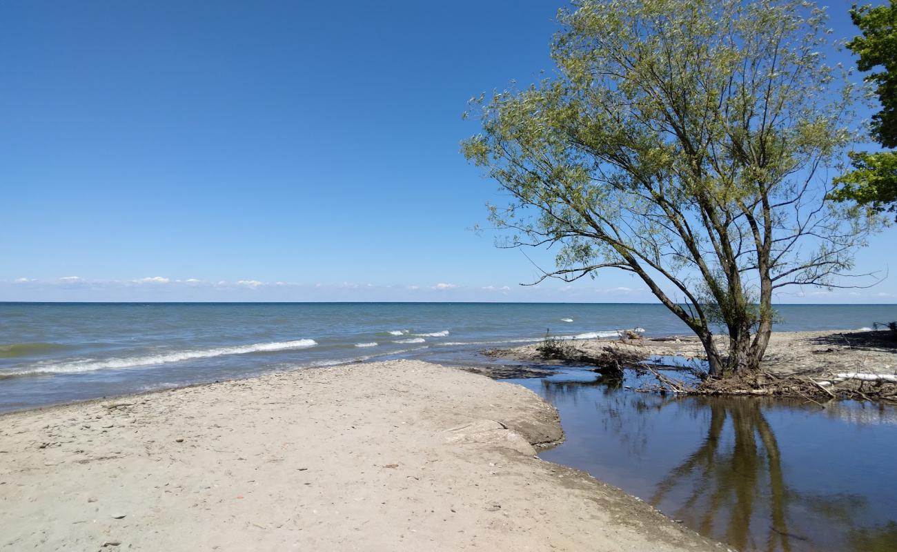 Photo de Shorewood Beach avec sable beige & pierres de surface