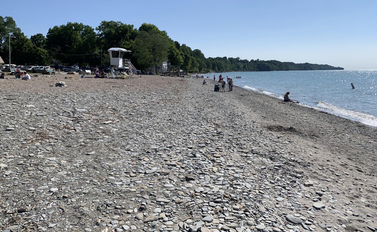 Photo de Freeport Beach avec sable beige & pierres de surface