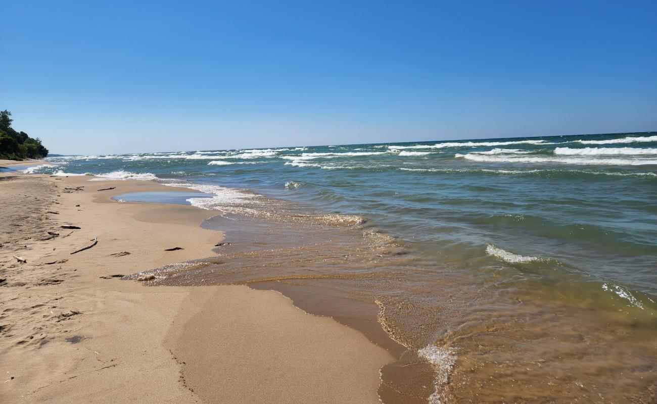 Photo de Buchanan Beach avec sable lumineux de surface