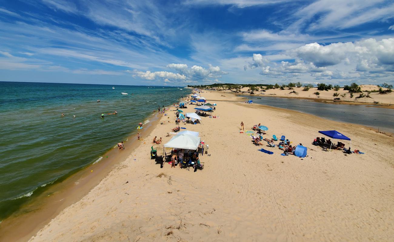 Photo de Silver Lake Dunes Beach avec sable lumineux de surface