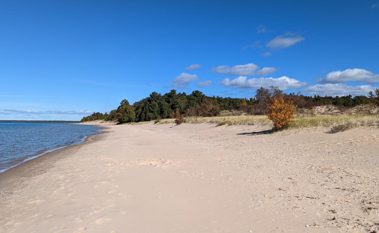 Photo de Sturgeon Bay Beach avec sable lumineux de surface