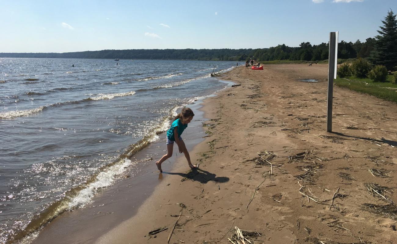 Photo de Gladstone Beach avec sable beige de surface