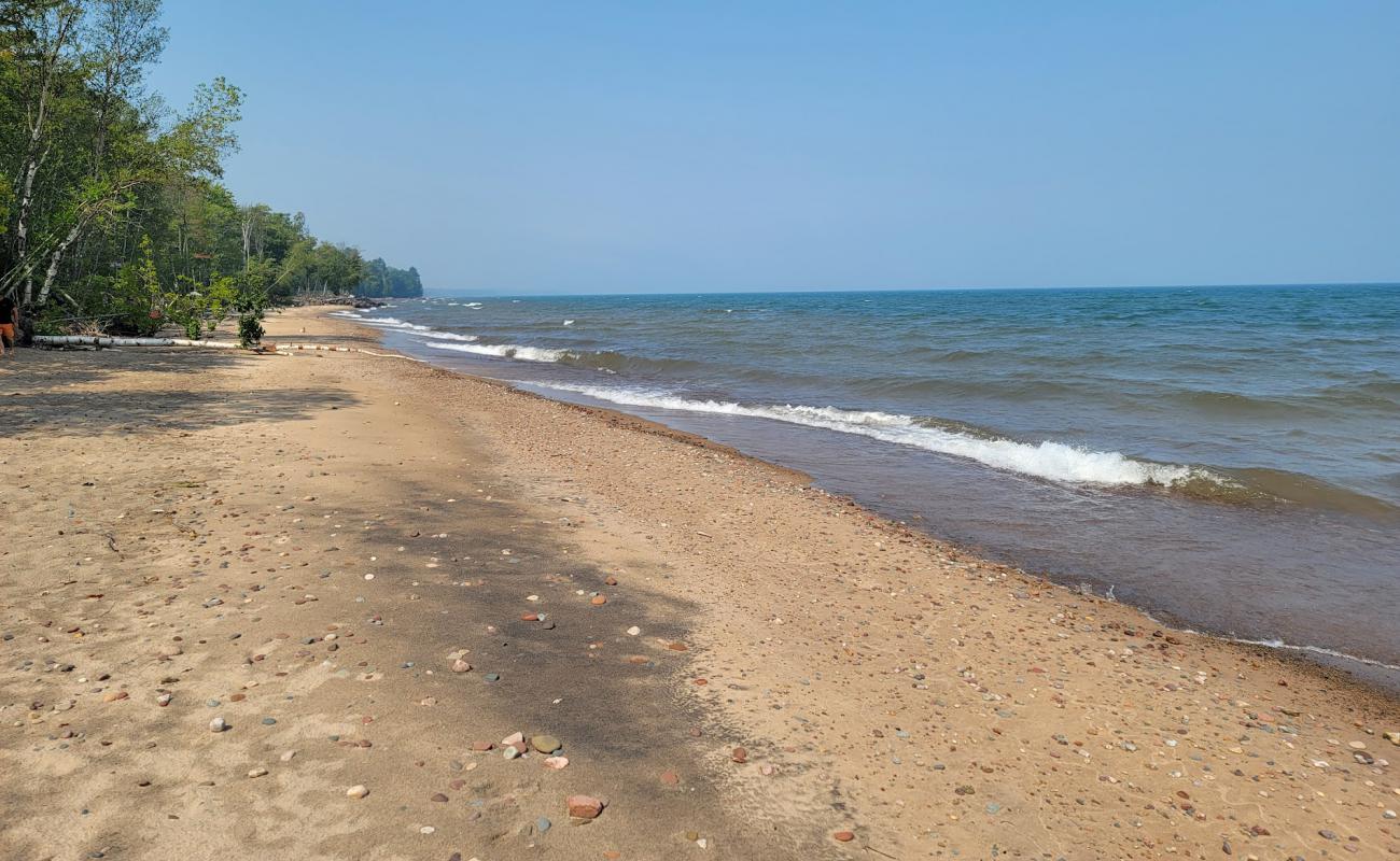 Photo de Green Beach avec sable lumineux de surface