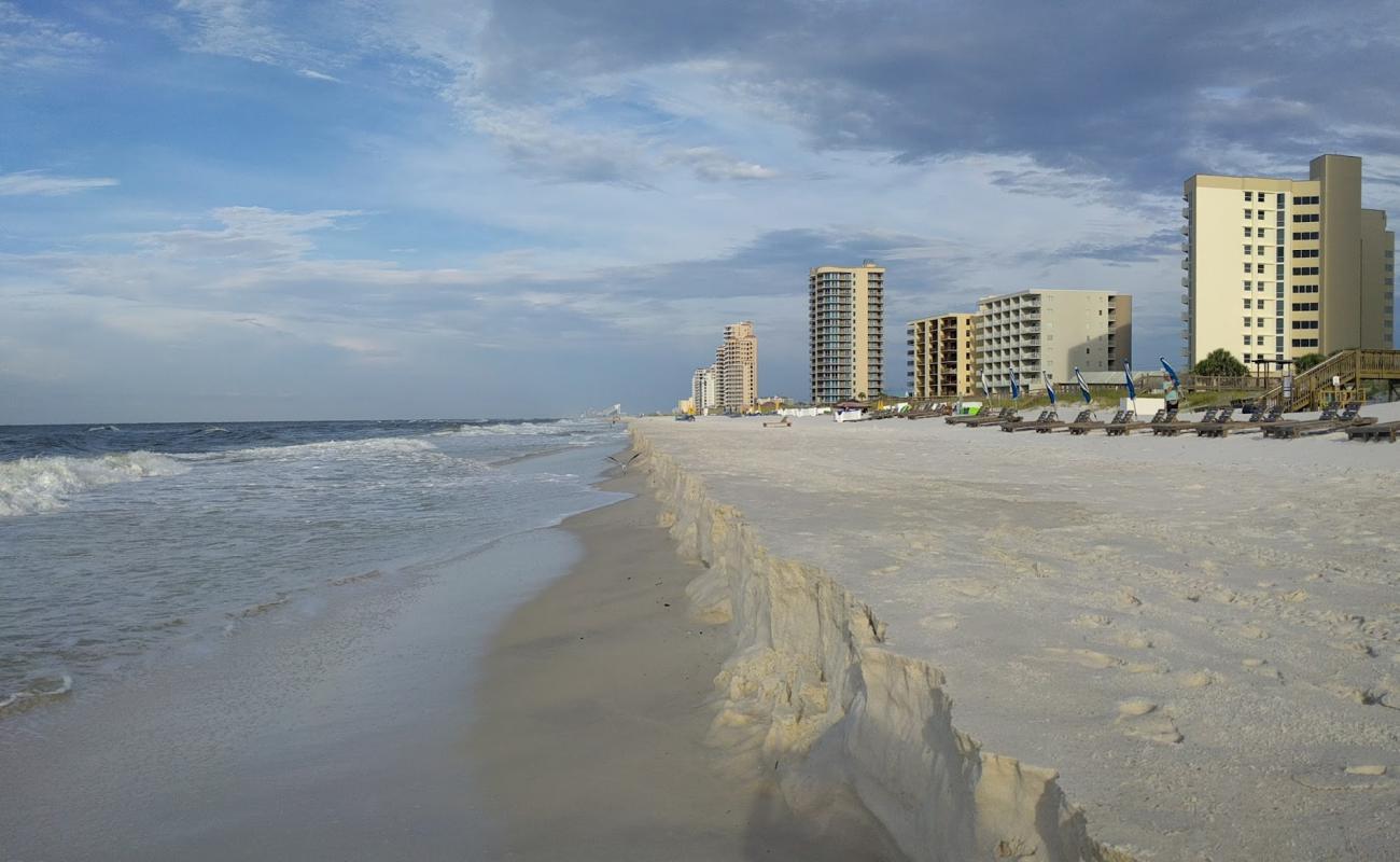 Photo de Perdido key beach avec sable fin blanc de surface