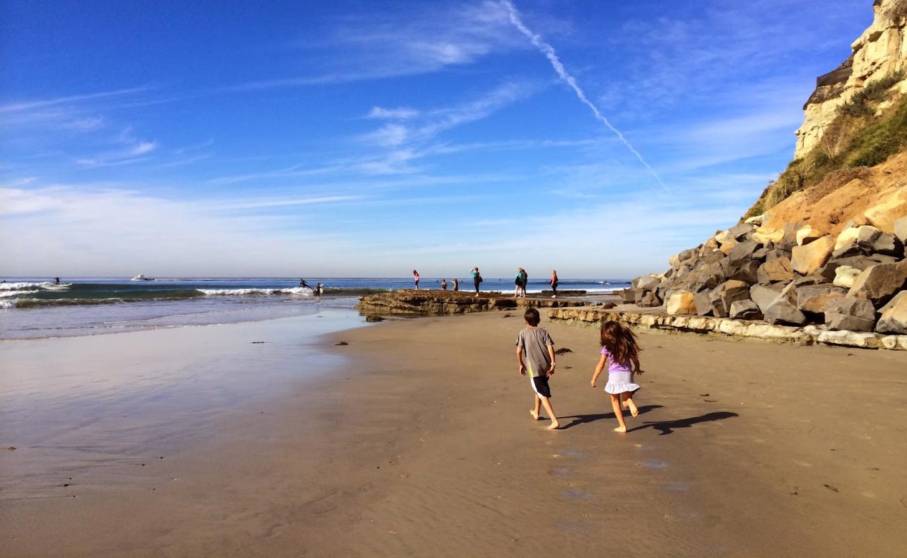 Photo de Swami's beach avec sable beige & pierres de surface