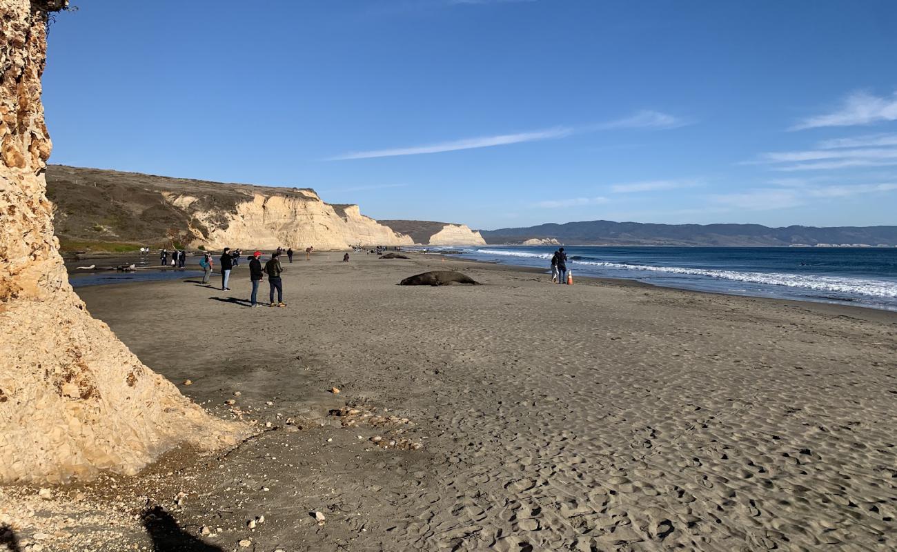 Photo de Drakes Beach avec sable lumineux de surface