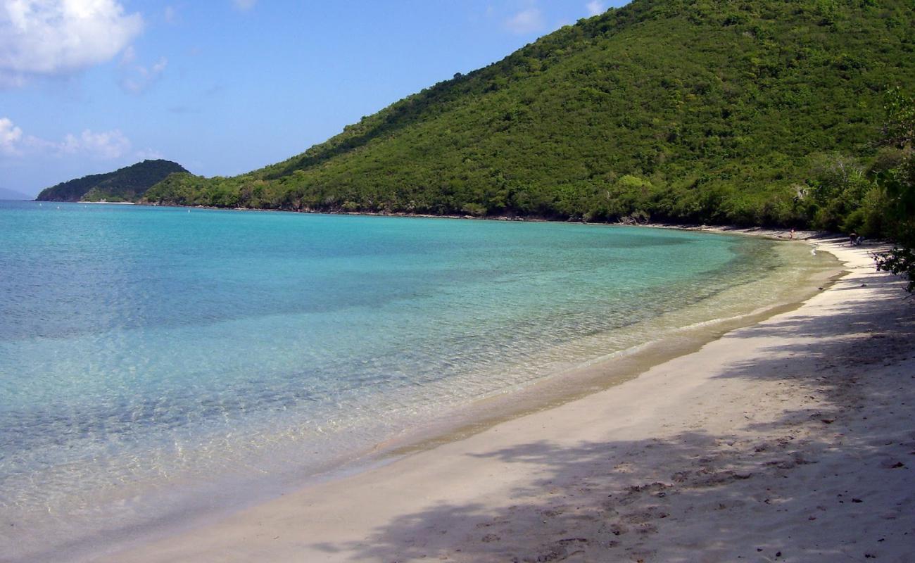 Photo de Francis Bay beach avec sable fin et lumineux de surface