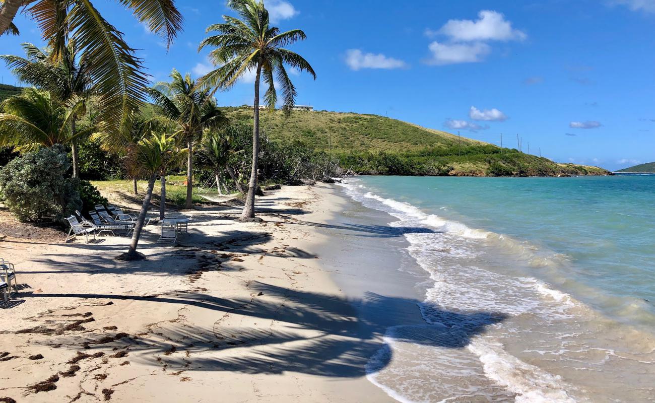 Photo de Reef beach avec sable beige fin de surface