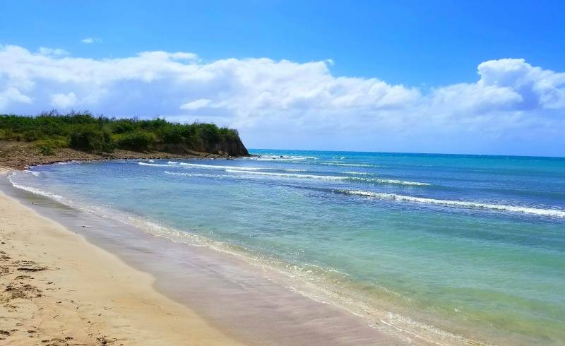 Photo de Hay Penny beach avec sable beige de surface