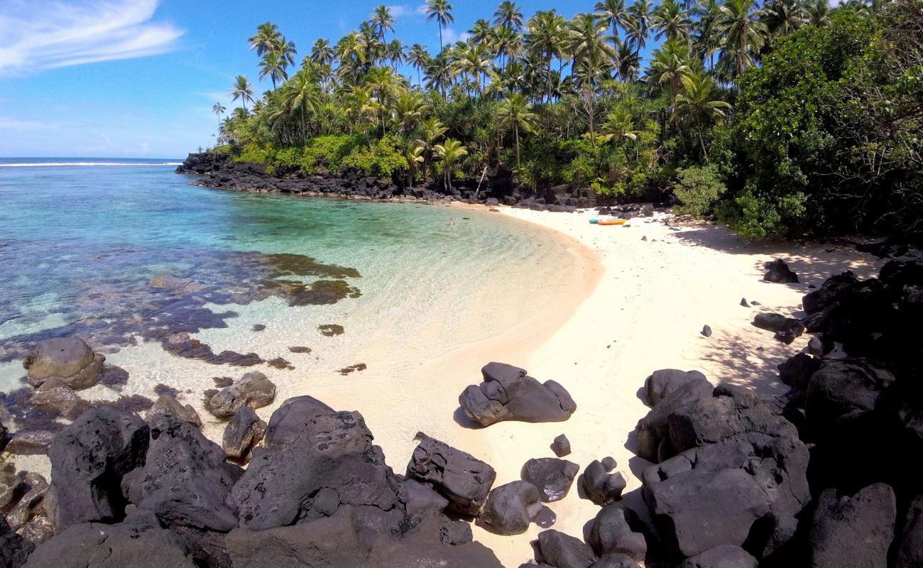 Photo de Saletoga Secret Beach avec sable lumineux de surface