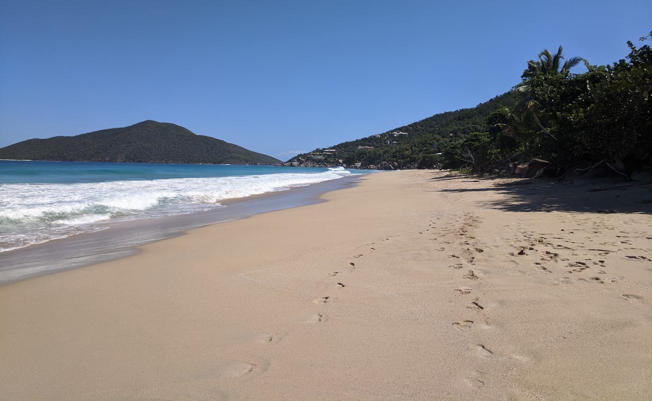 Photo de Lambert Bay beach avec sable beige fin de surface