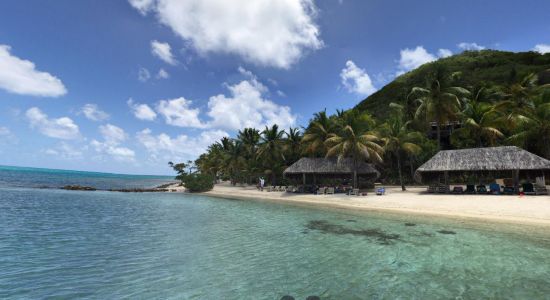 Plage de l'île d'Eustatia