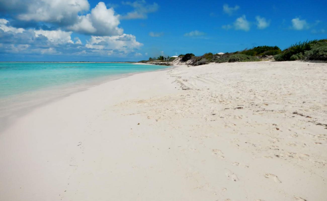 Photo de Anegada beach avec sable lumineux de surface