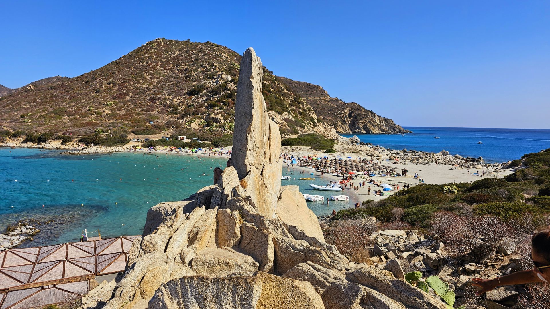 Photo de Plage de Punta Molentis - endroit populaire parmi les connaisseurs de la détente