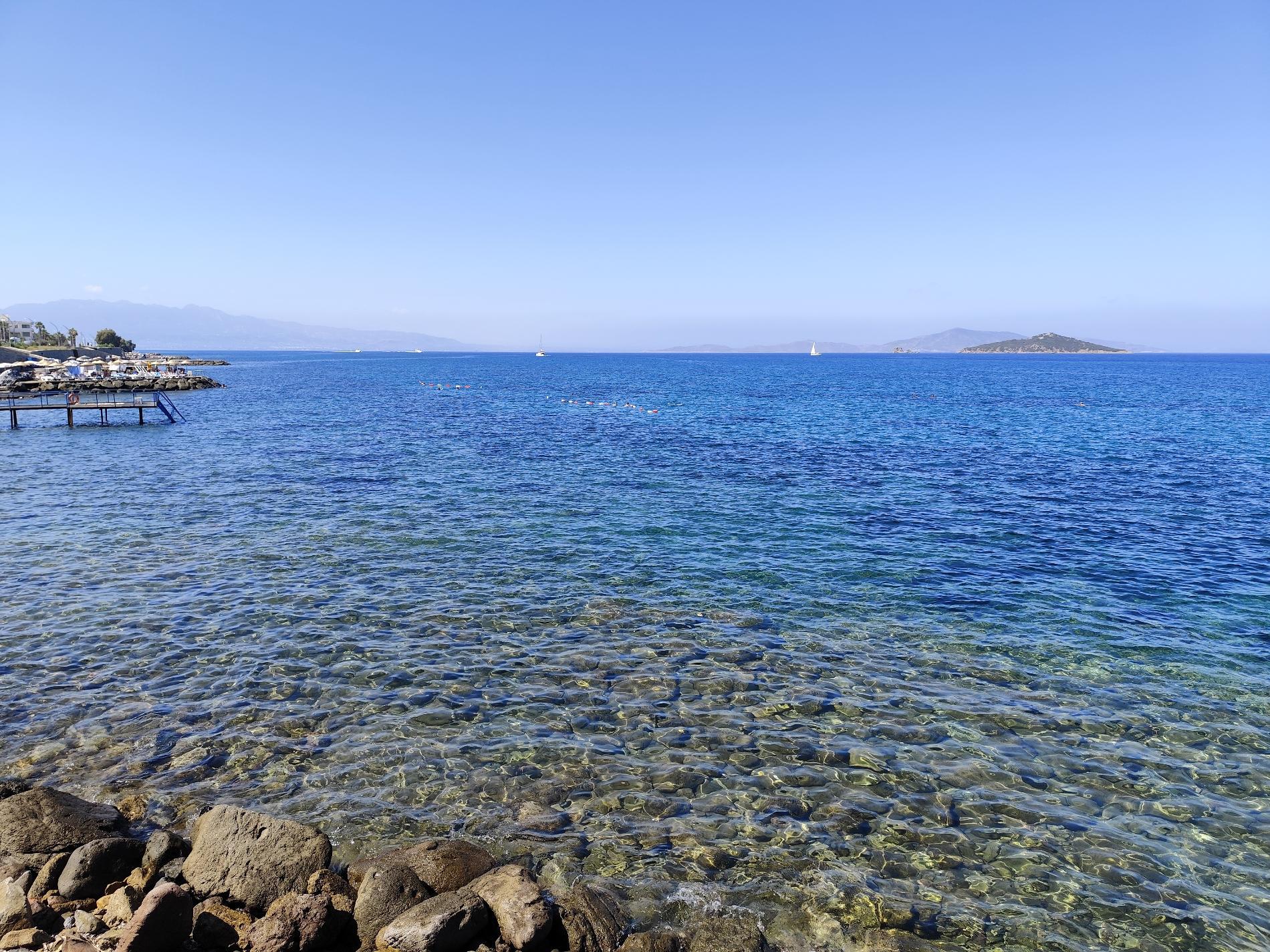 Photo de Turgutreis beach II - endroit populaire parmi les connaisseurs de la détente