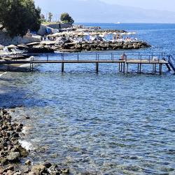 Photo de Turgutreis beach II avec un niveau de propreté de assez propre