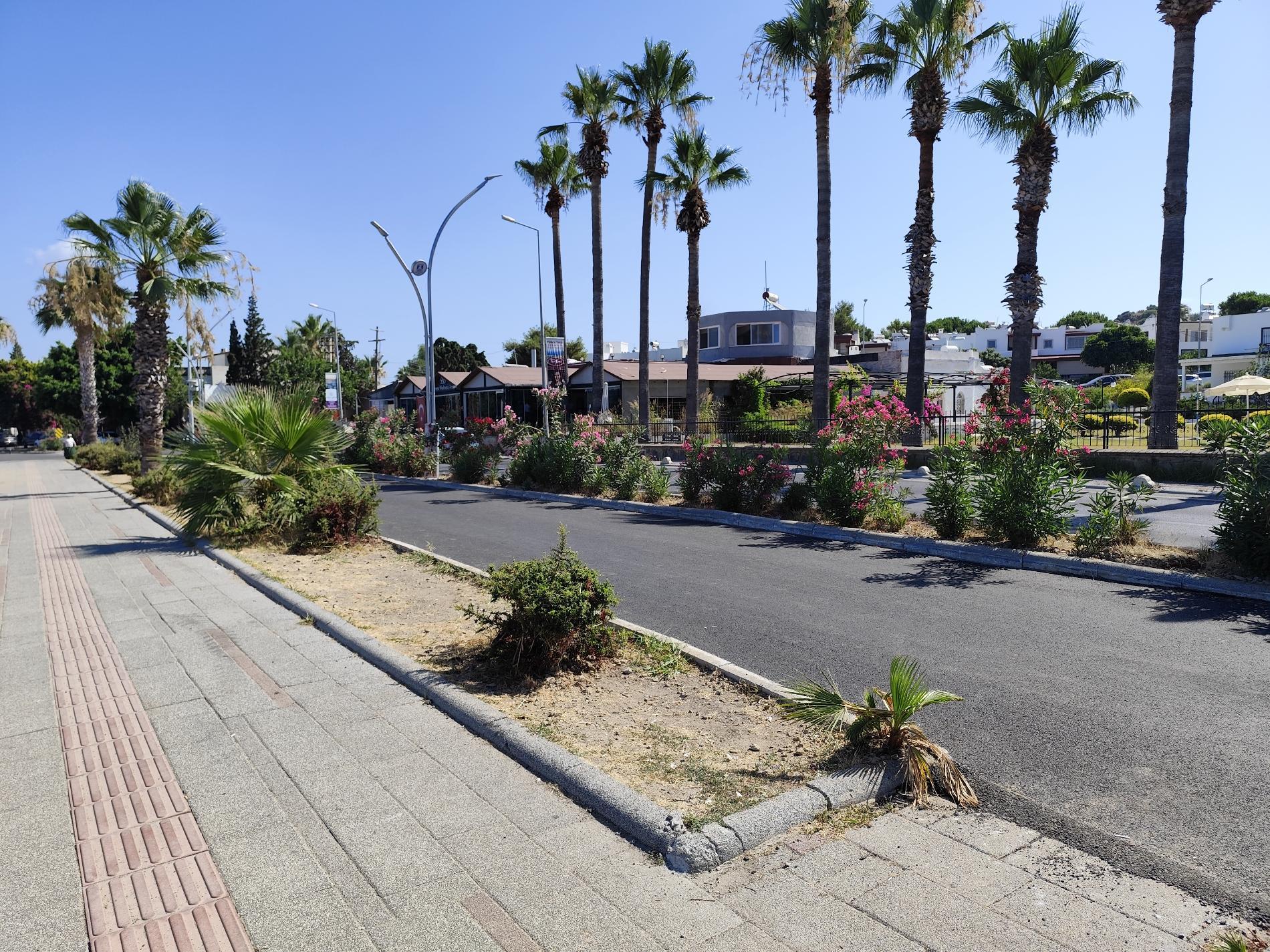 Photo de Turgutreis beach - endroit populaire parmi les connaisseurs de la détente