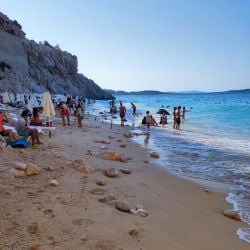 Photo de Plage de Kaputas avec l'eau cristalline de surface