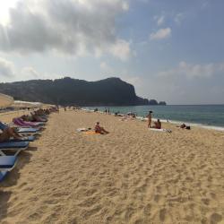 Photo de Plage de Damlatas avec un niveau de propreté de partiellement propre