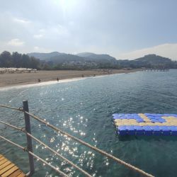 Photo de Kargıcak Plajı avec un niveau de propreté de partiellement propre